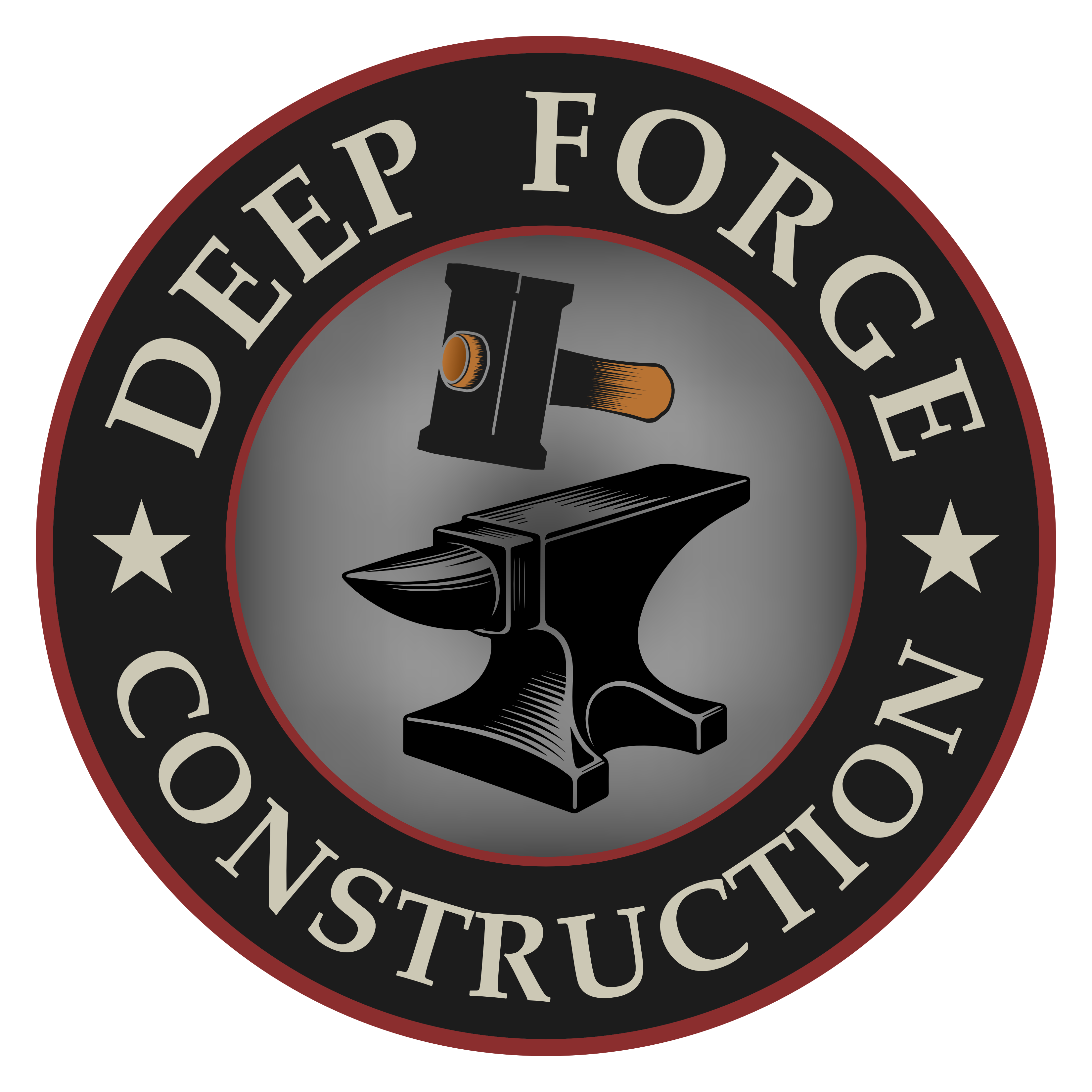 Deep Forge Construction Logo